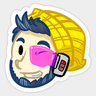 Scouter Scruffy Sticker